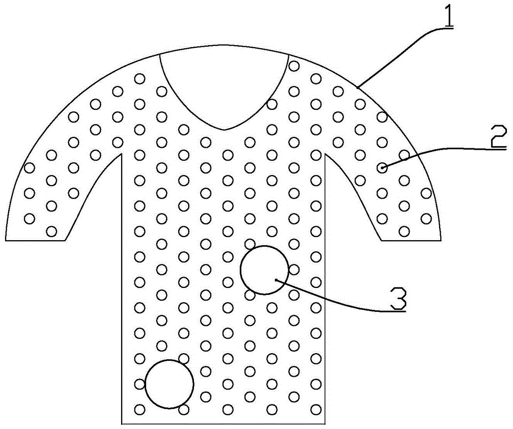 A massage garment capable of massaging any part of the body