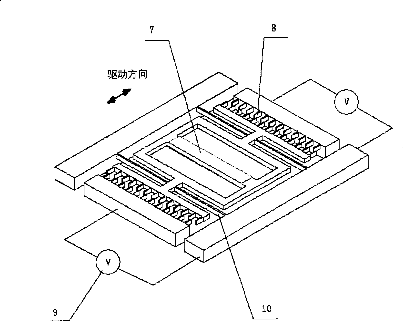 2x2MEMS optical switch based on double-optical fiber ellipse light spot collimator