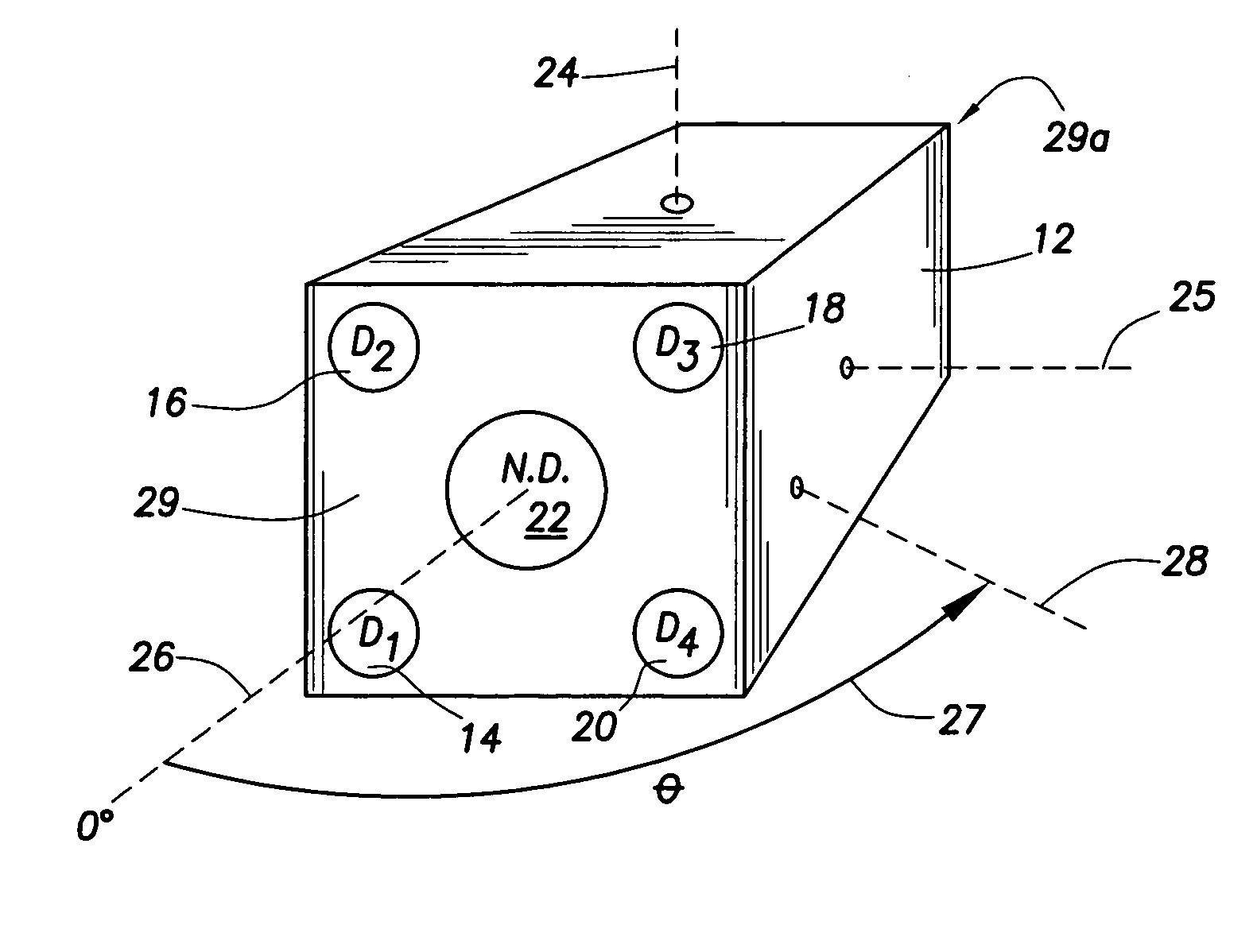 Neutron/gamma ray survey instrument with directional gamma ray sensitivity