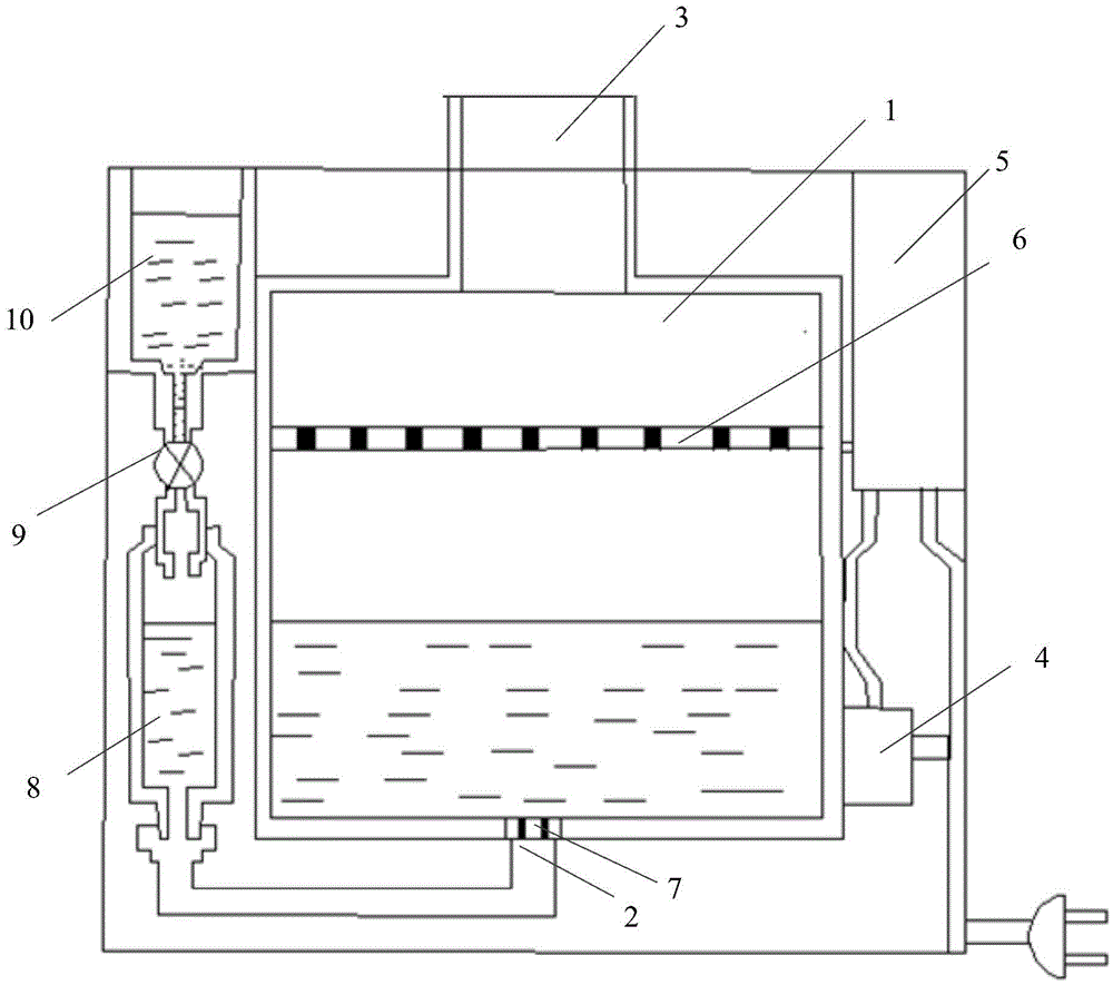 Microwave steam generating device and microwave humidifying device