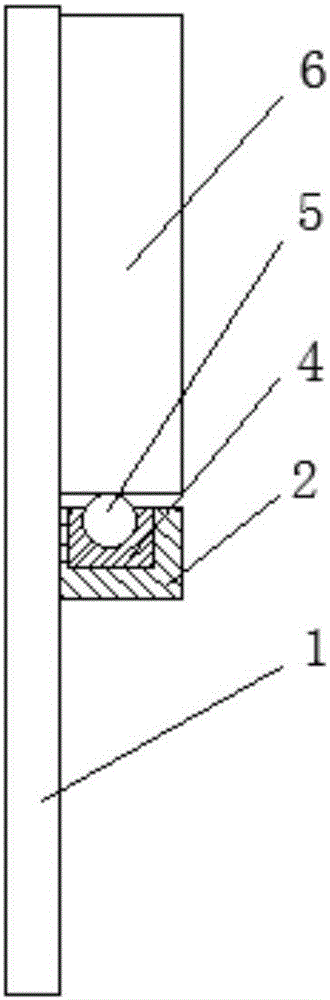 Door supporting device convenient to replace