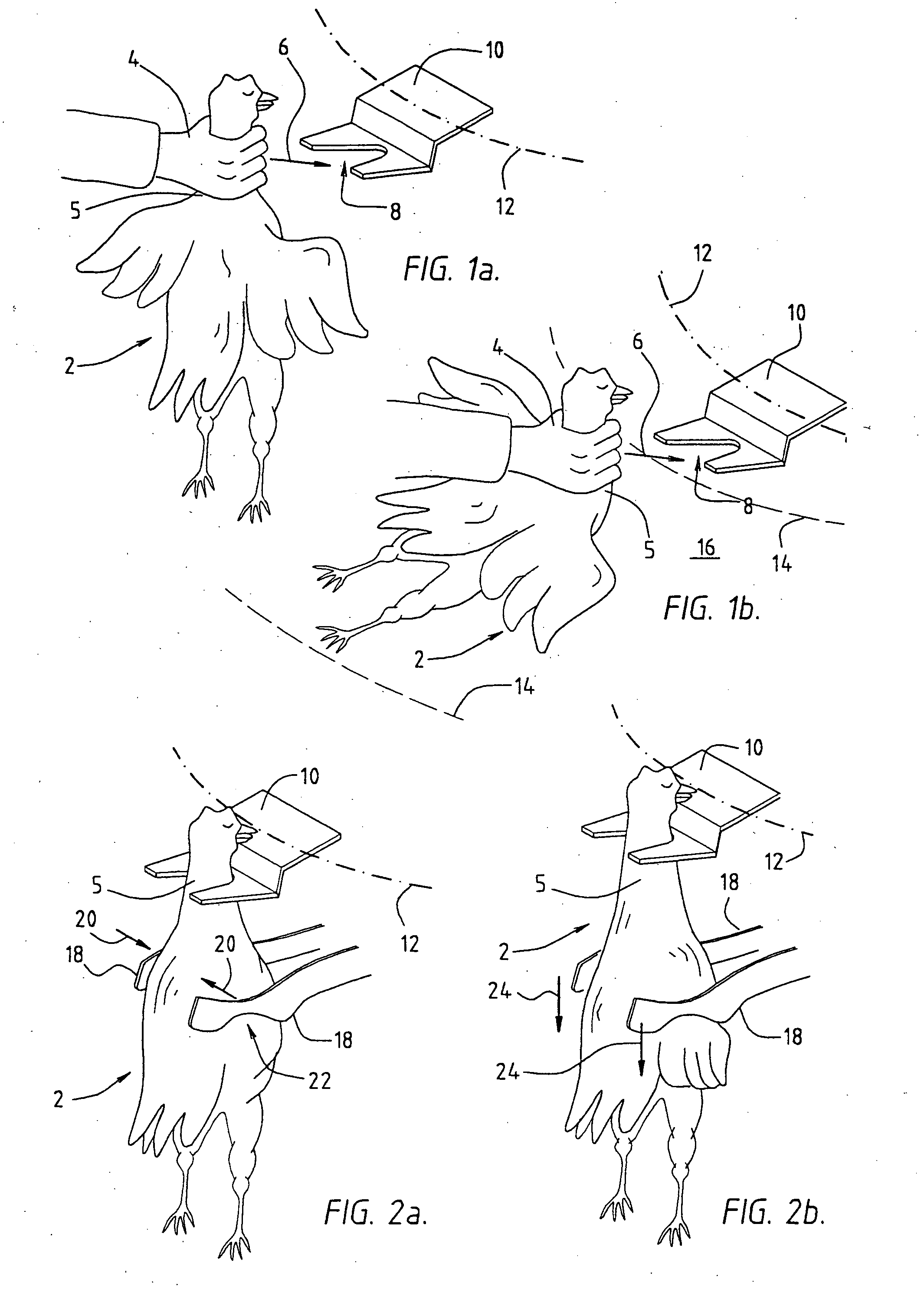 Method and device for processing a slaughter animal