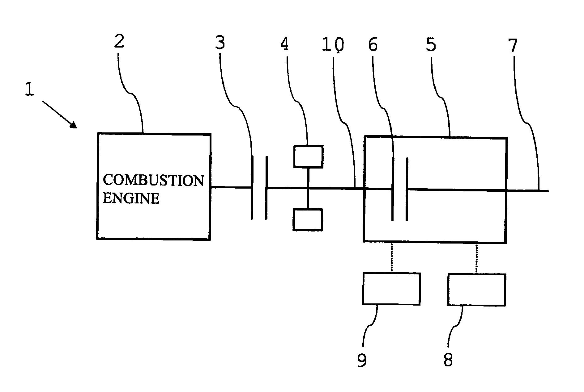 Method and device for controlling a parallel hybrid drive-train of a vehicle