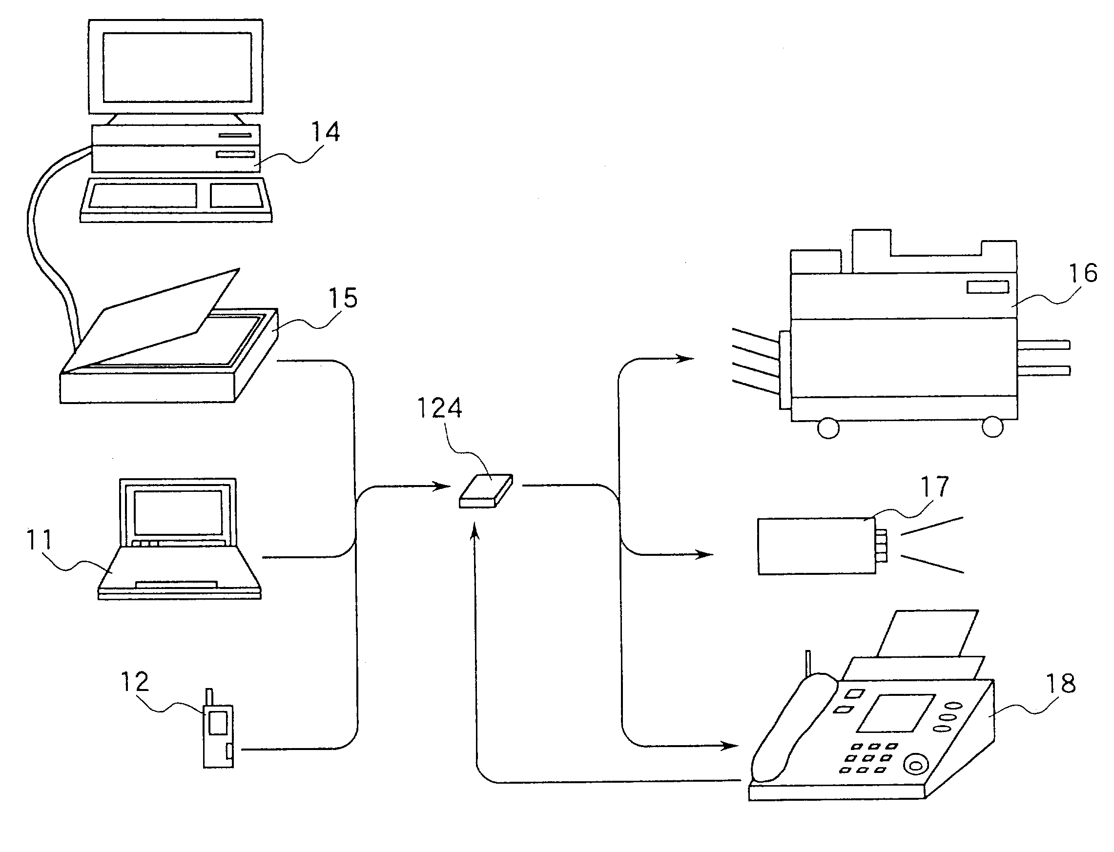 Image outputting device from mobile storage medium