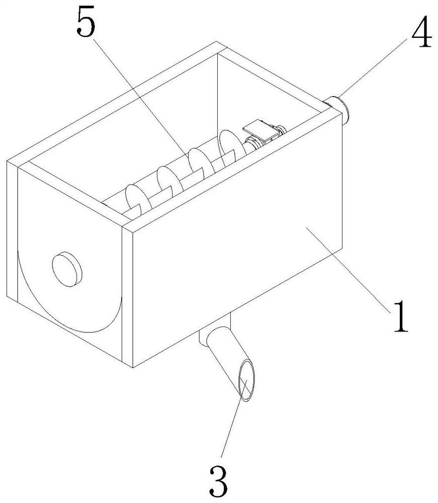 A crushing and stirring device for environmental protection decoration and processing wall covering