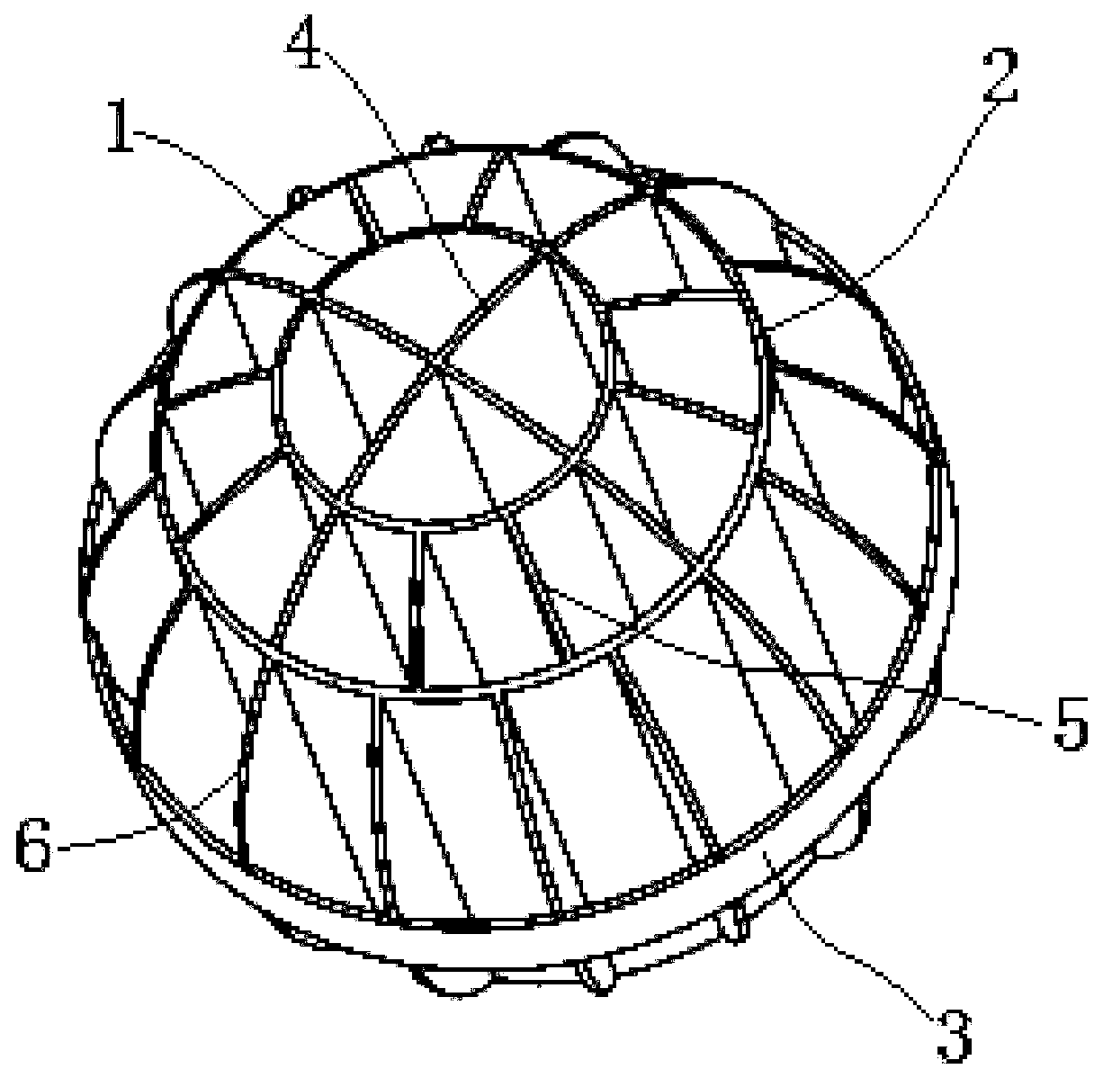 Aerobic carrier for domestic sewage treatment, and preparation method and application thereof