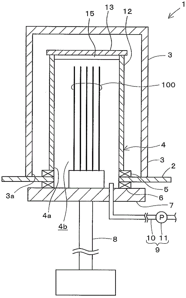 Chamber for heat treatment equipment and heat treatment equipment