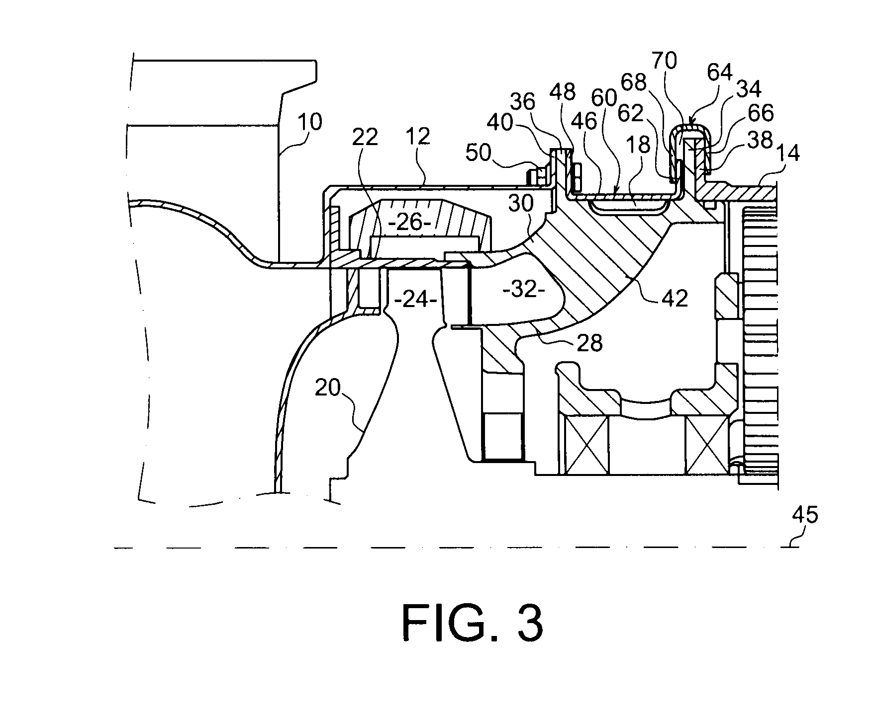 Compressed air starter for turbomachine