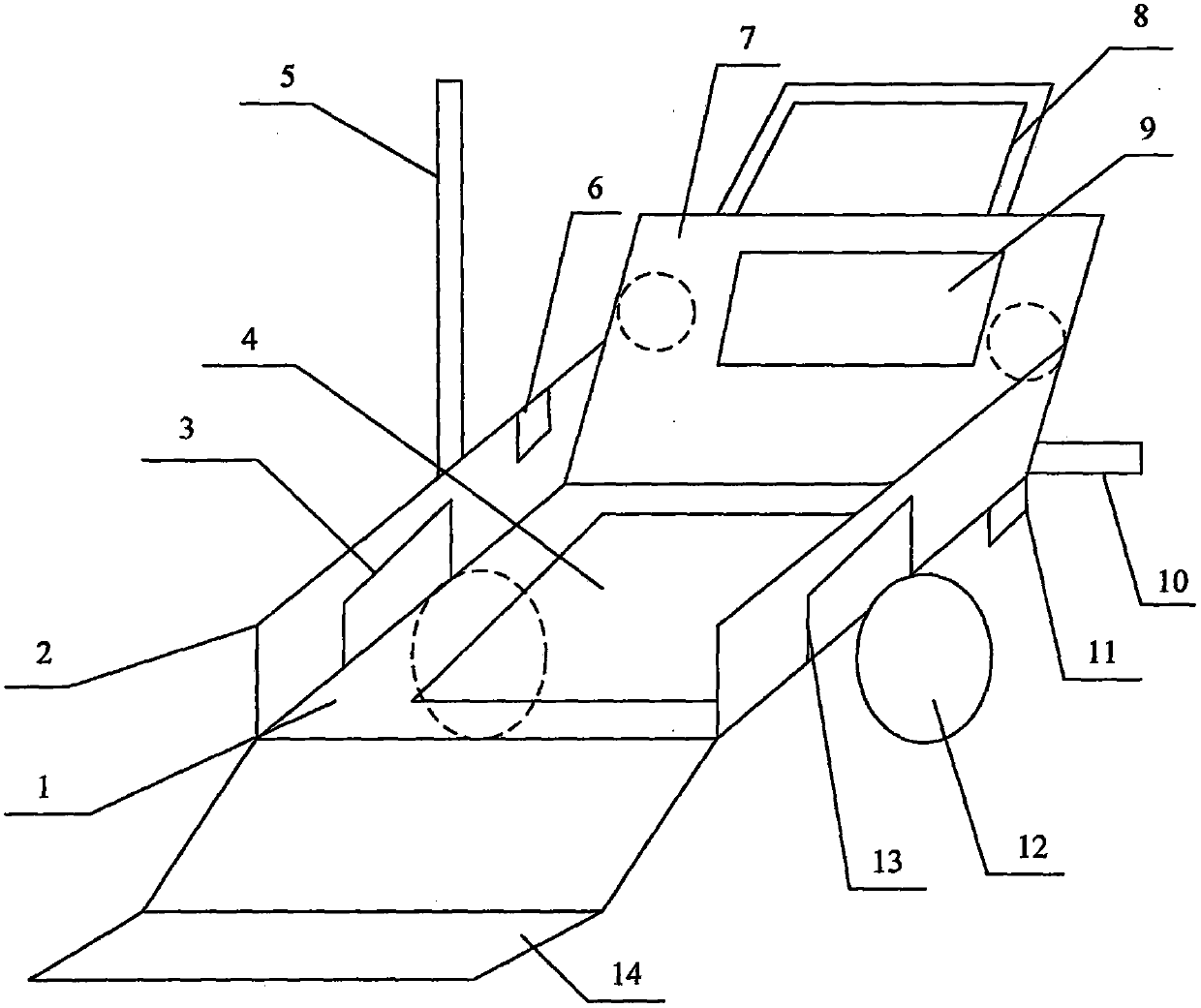 Novel multifunctional diagnosis and treatment device for obstetrics and gynecology department