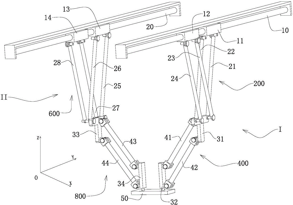 Four-degree-of-freedom parallel mechanism