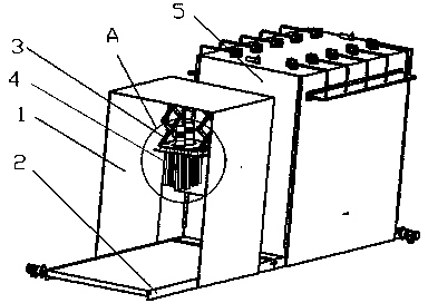 Shopping cart cleaning machine