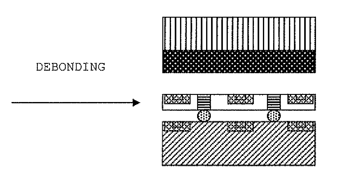 Method for manufacturing lamination type semiconductor integrated device