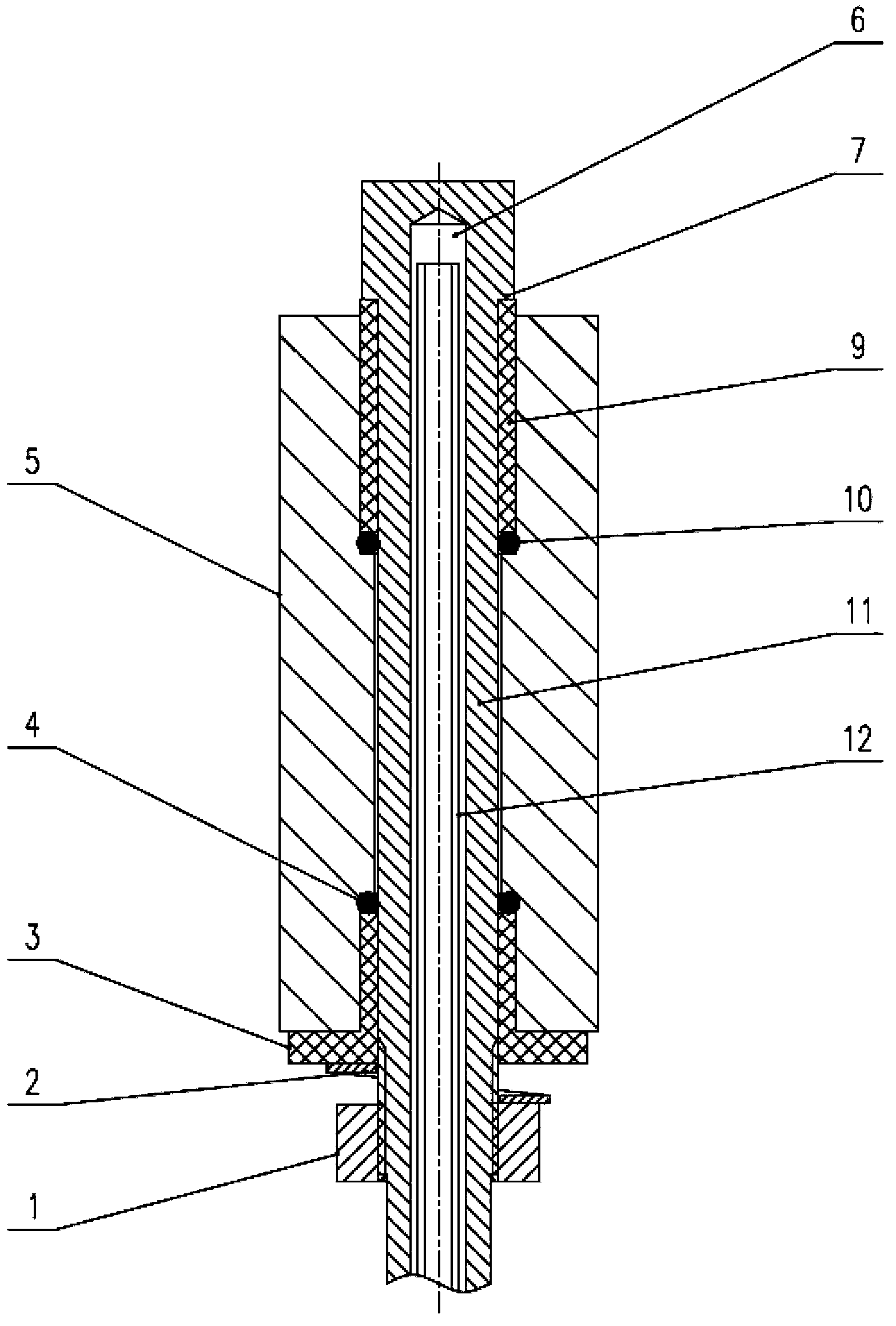 Novel electrode structure for resistance furnace