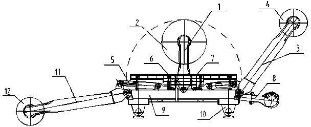 Three-roller coal miner applicable to coal seam with thickness of 7-10m and mining method