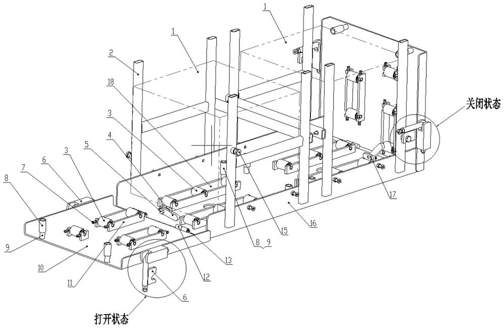 A storage vehicle and its battery pull-out mechanism