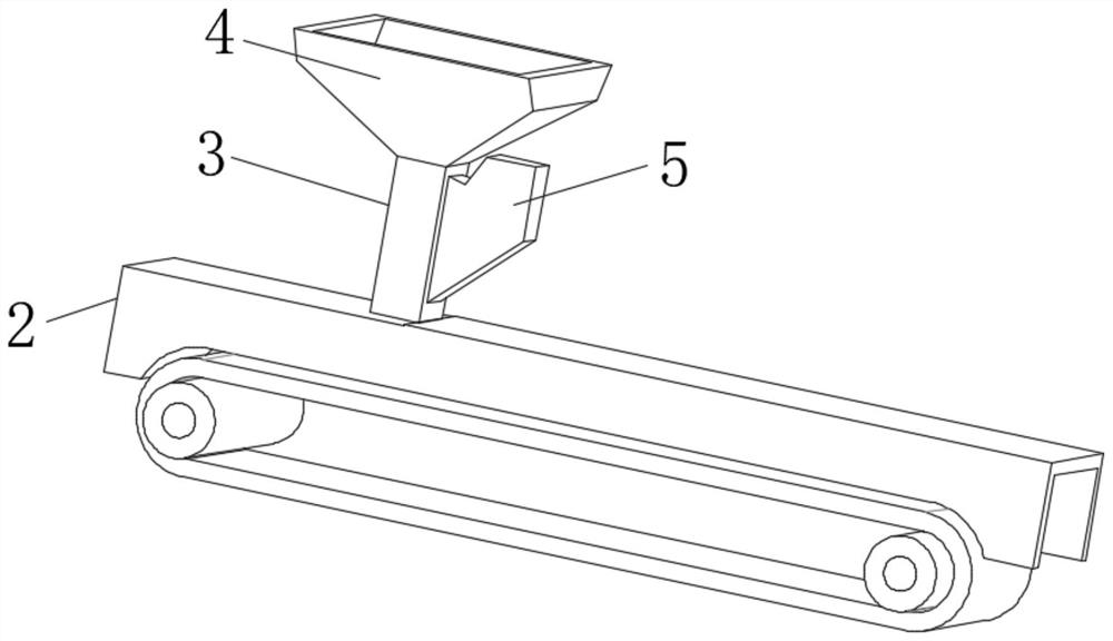 Transport device for cement production