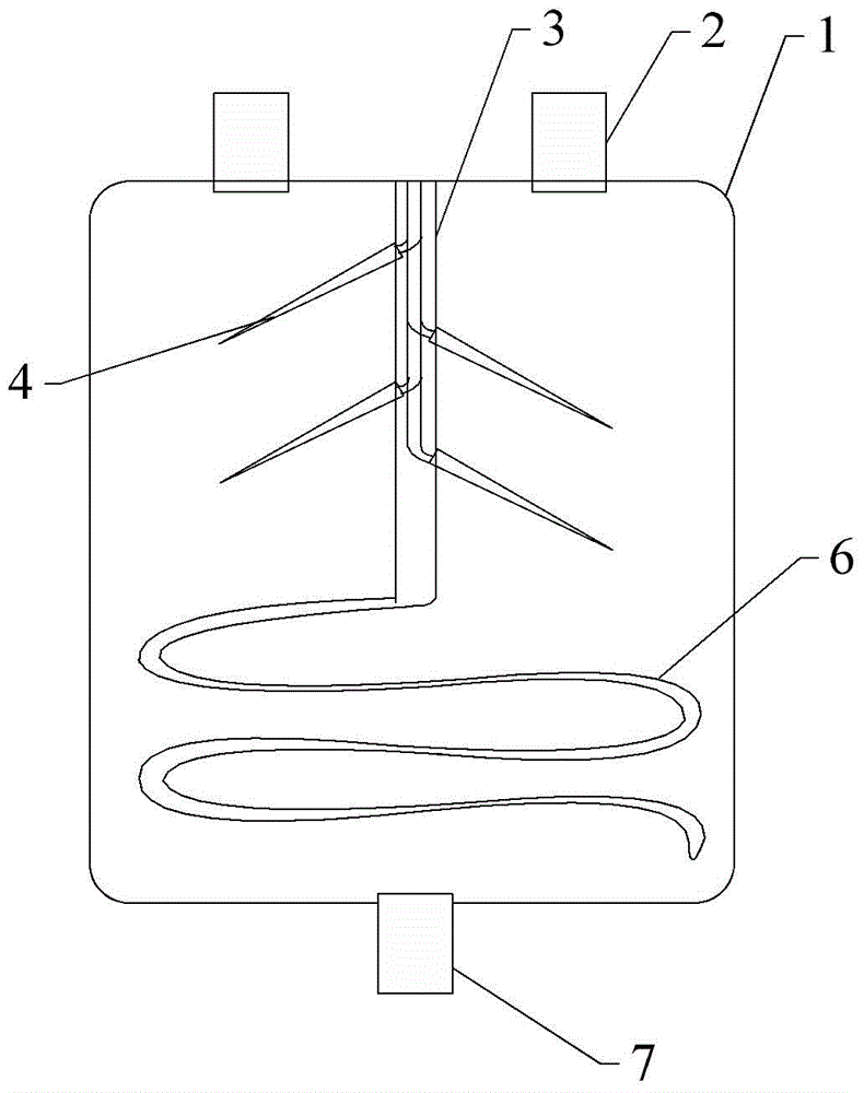 Stirring device for polyurethane foam machine