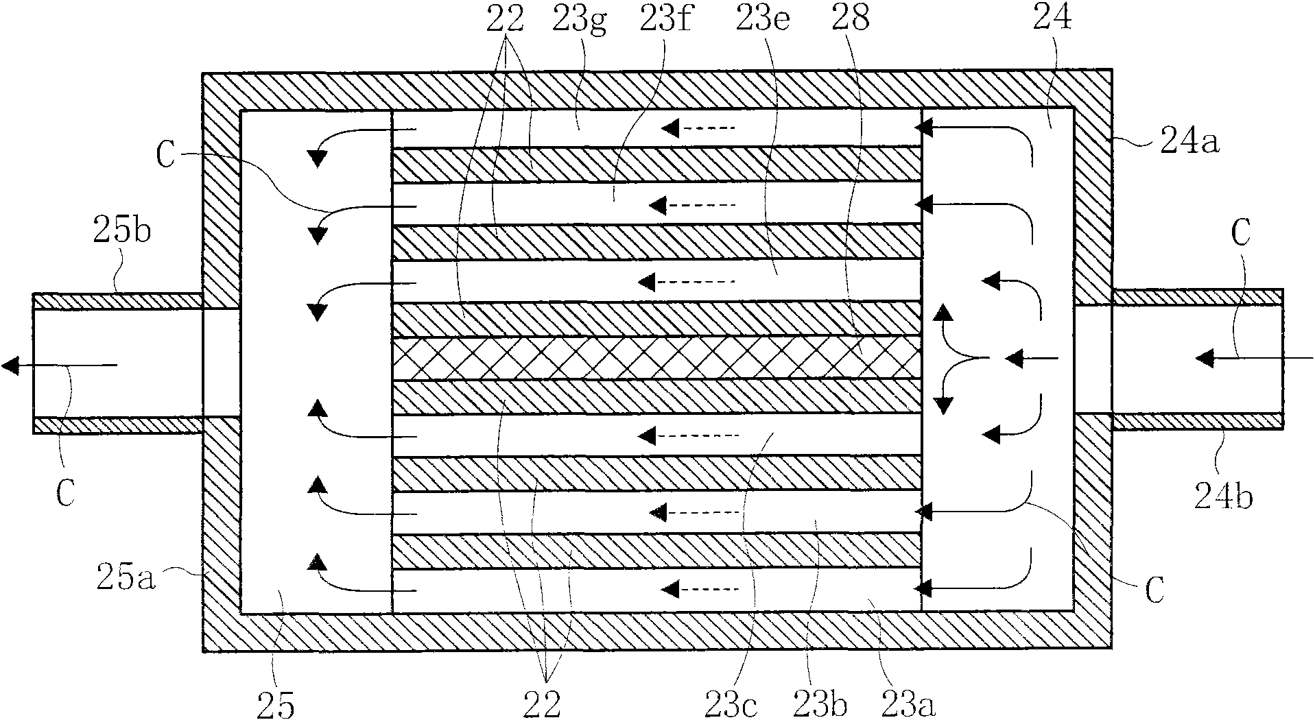 Liquid cooling type radiator