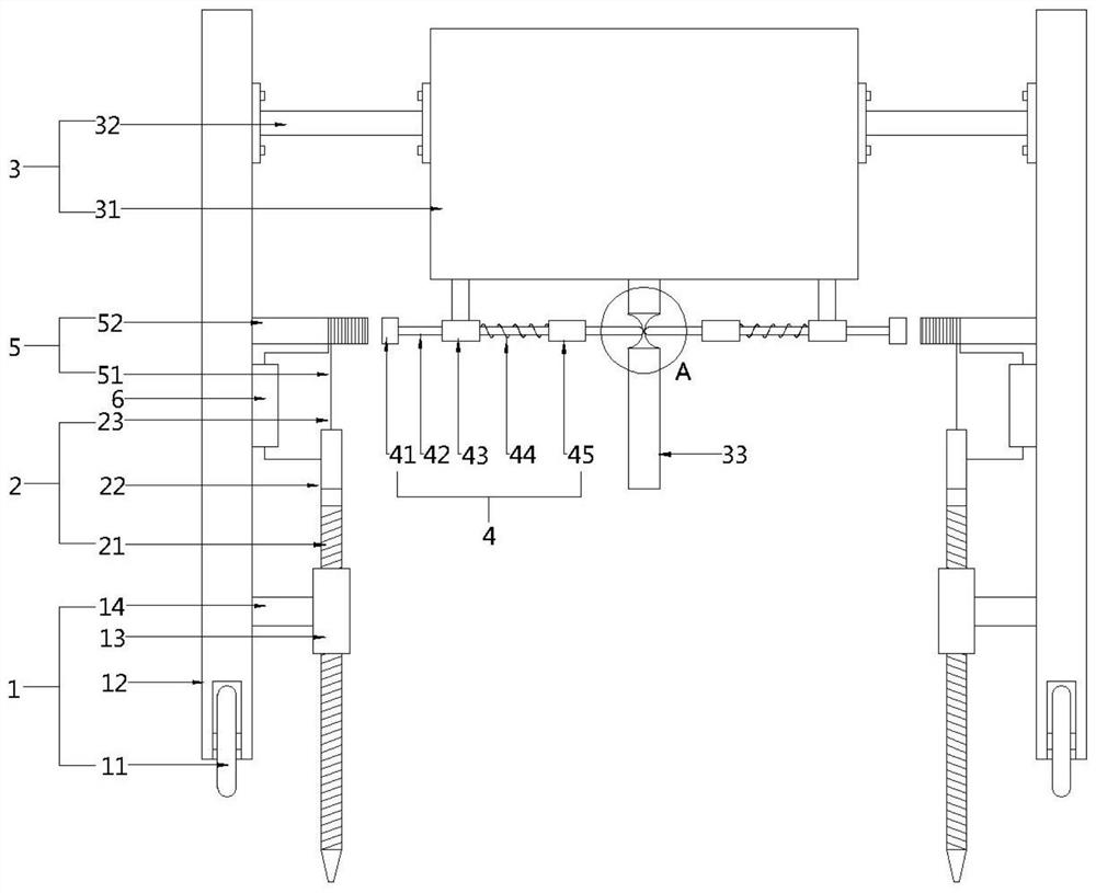 Desert road protection forest drip irrigation device