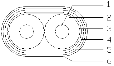 High-frequency low-loss data transmission line