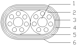 High-frequency low-loss data transmission line