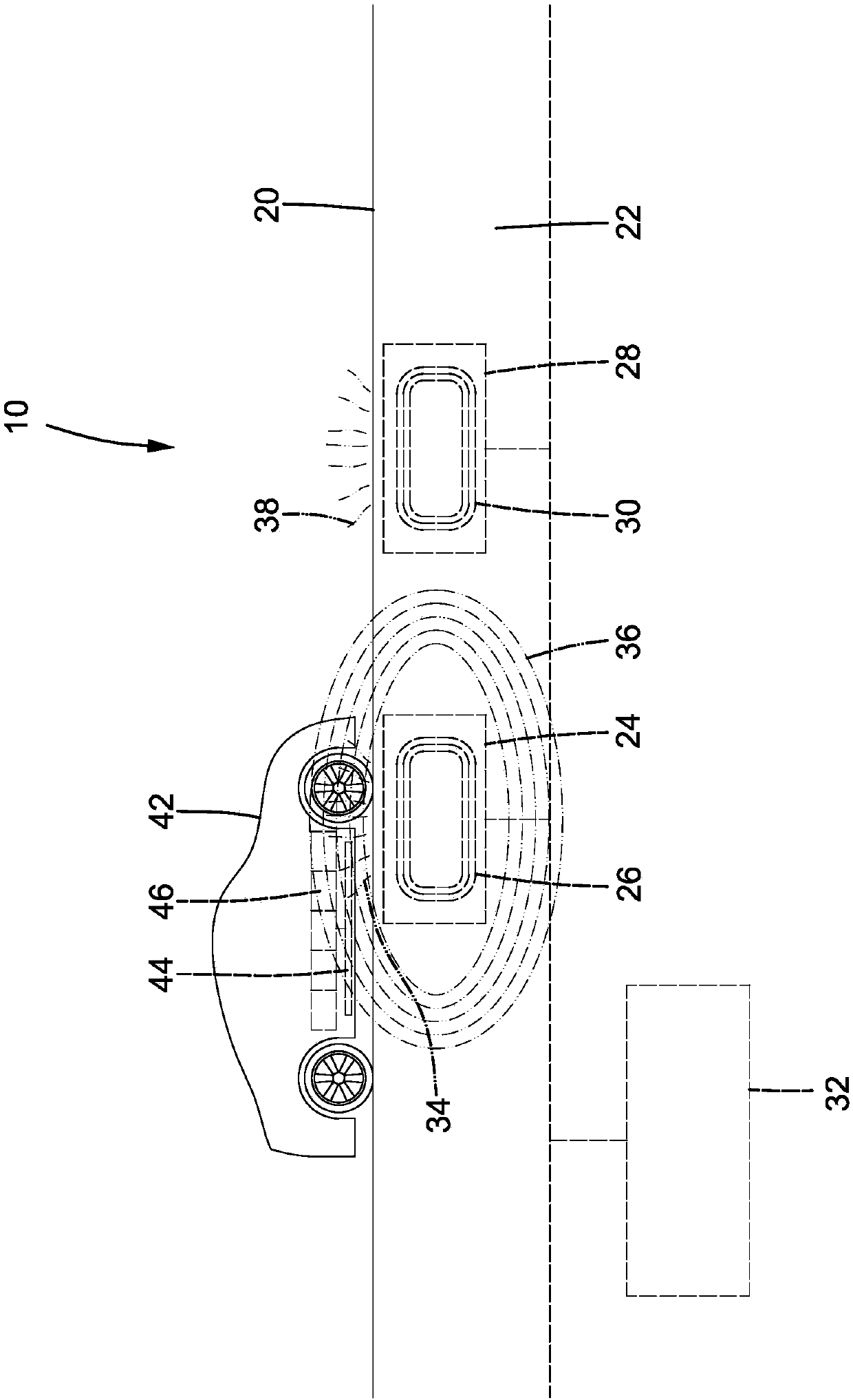 Method for dynamically and continuously wirelessly charging built-in and externally-connected vehicle and motor