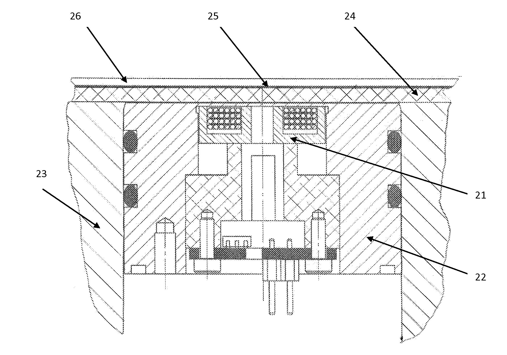 Apparatus and method of using impedance resonance sensor for thickness measurement