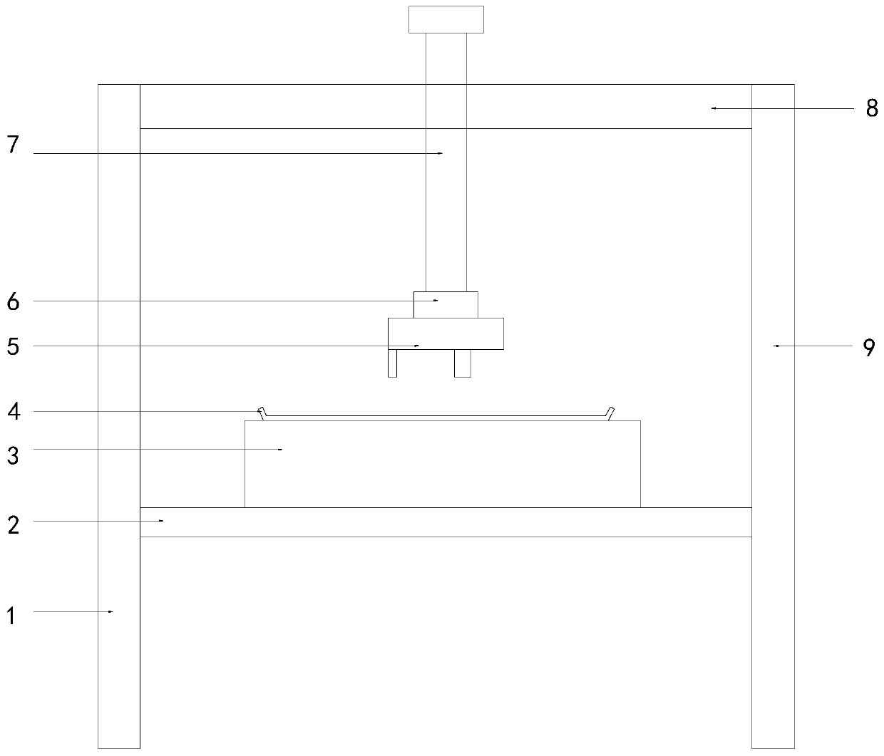 Determinator capable of determining hardness of agricultural seedling pot body block on site