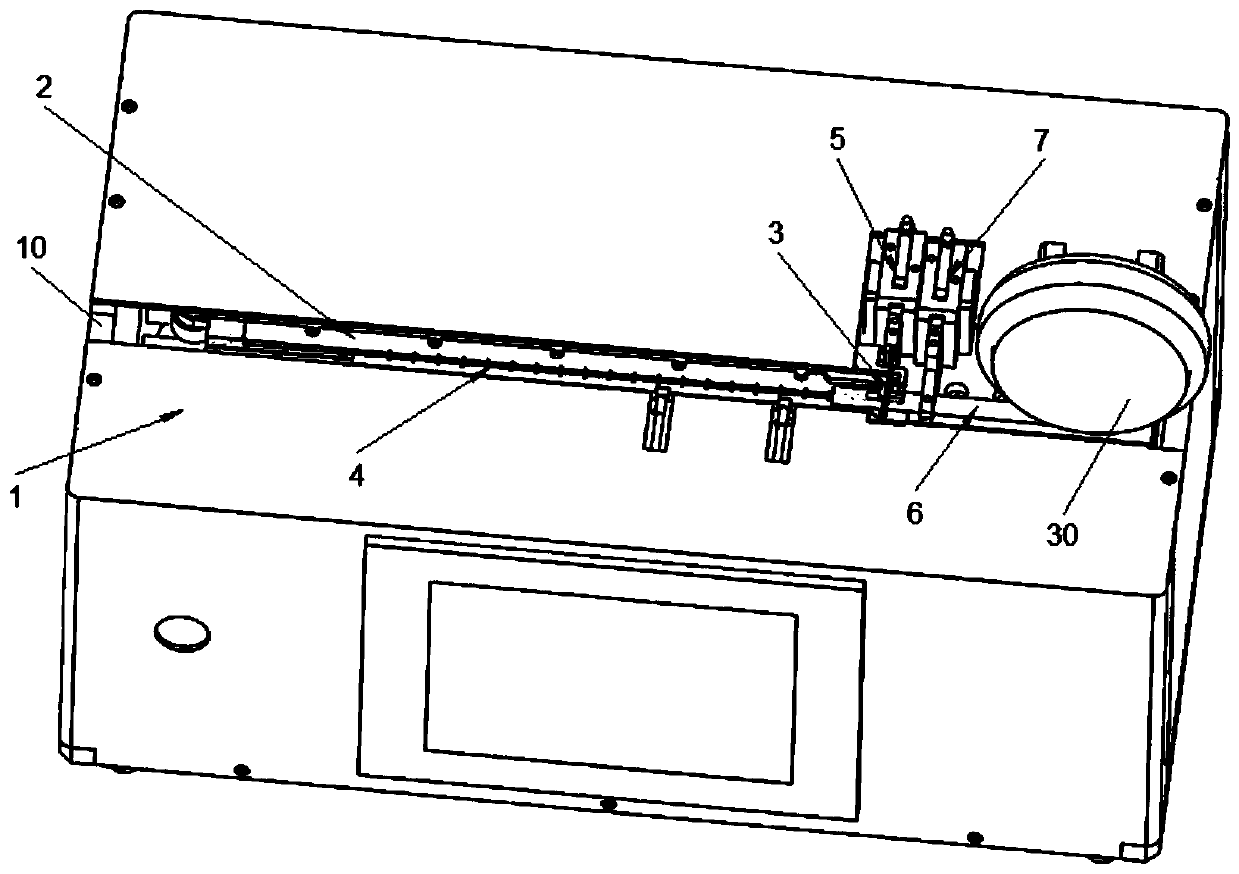 PCB golden finger tape attaching equipment and tape attaching method