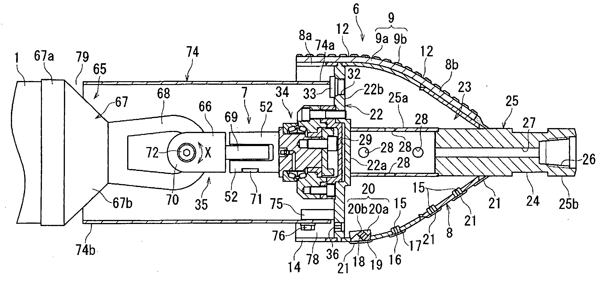 Reamer apparatus for ground boring machine