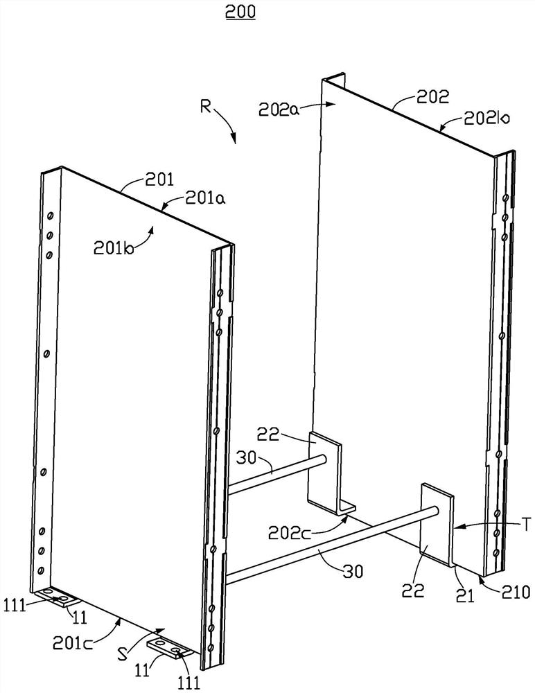 Formwork positioning assembly and formwork combination