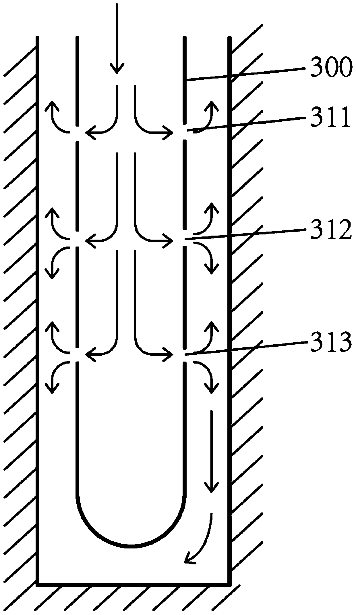 Whole path and infinite stage segmented fracturing tool and use method thereof