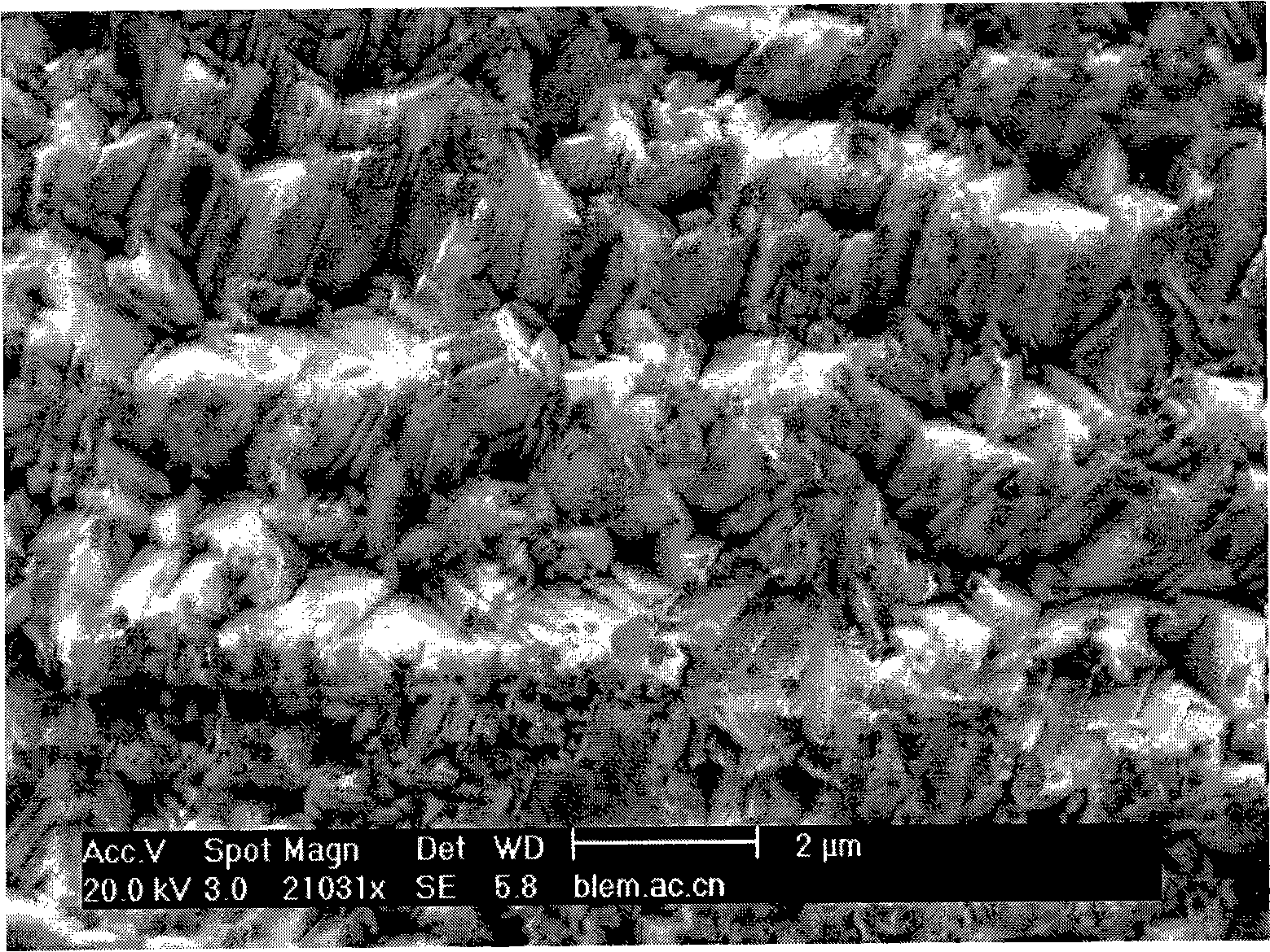 Method for preparing high-compact blocky tungsten nickel alloy