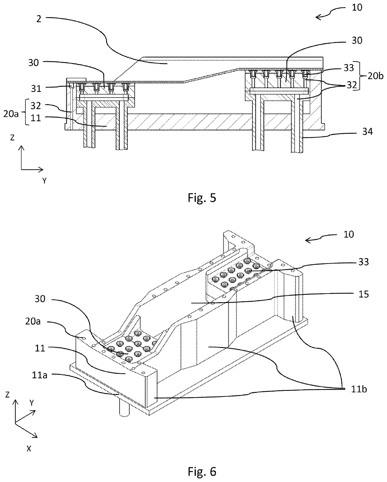 Clamping device with excavation function