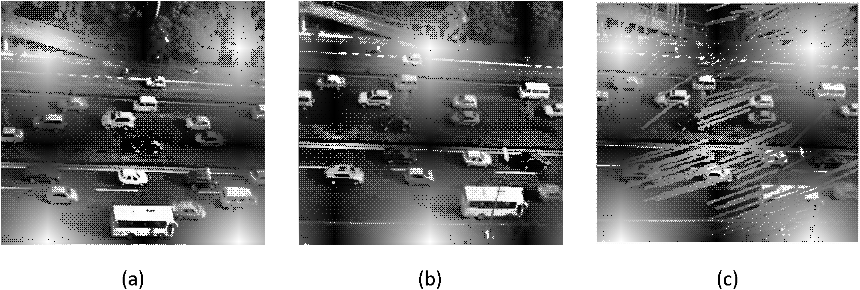 Motion-estimation-based road video stabilization method