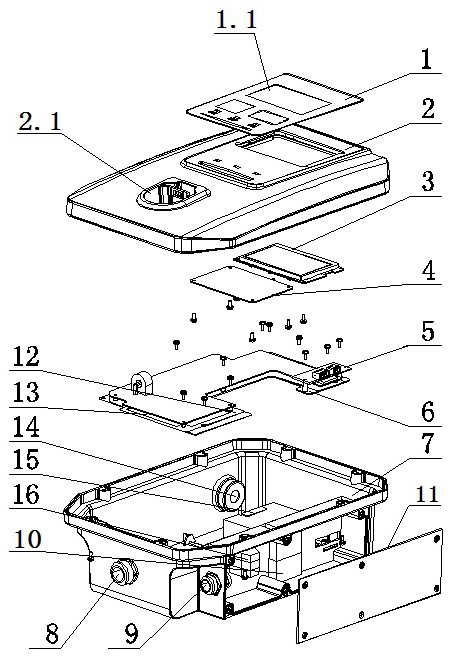 Electric vehicle intelligent charging pile device capable of remotely adjusting power and system thereof