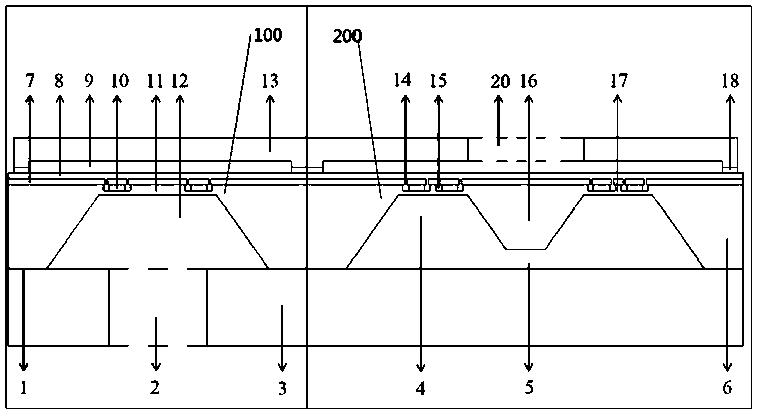 Method for preparing integrated silicon piezoresistive type sensor chip preparing and sensor chip