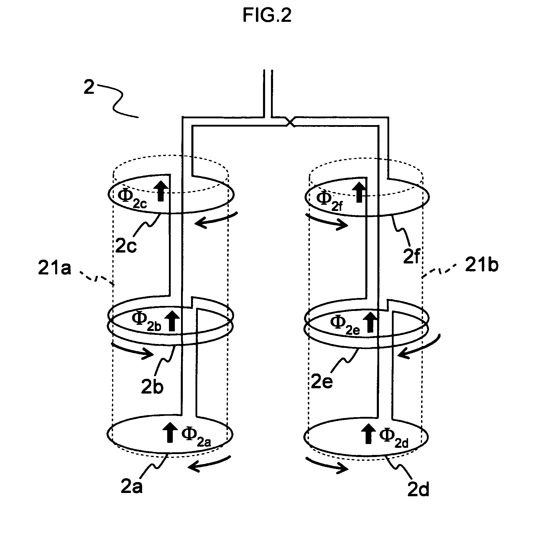 Magnetic detection coil and apparatus for measurement of magnetic field