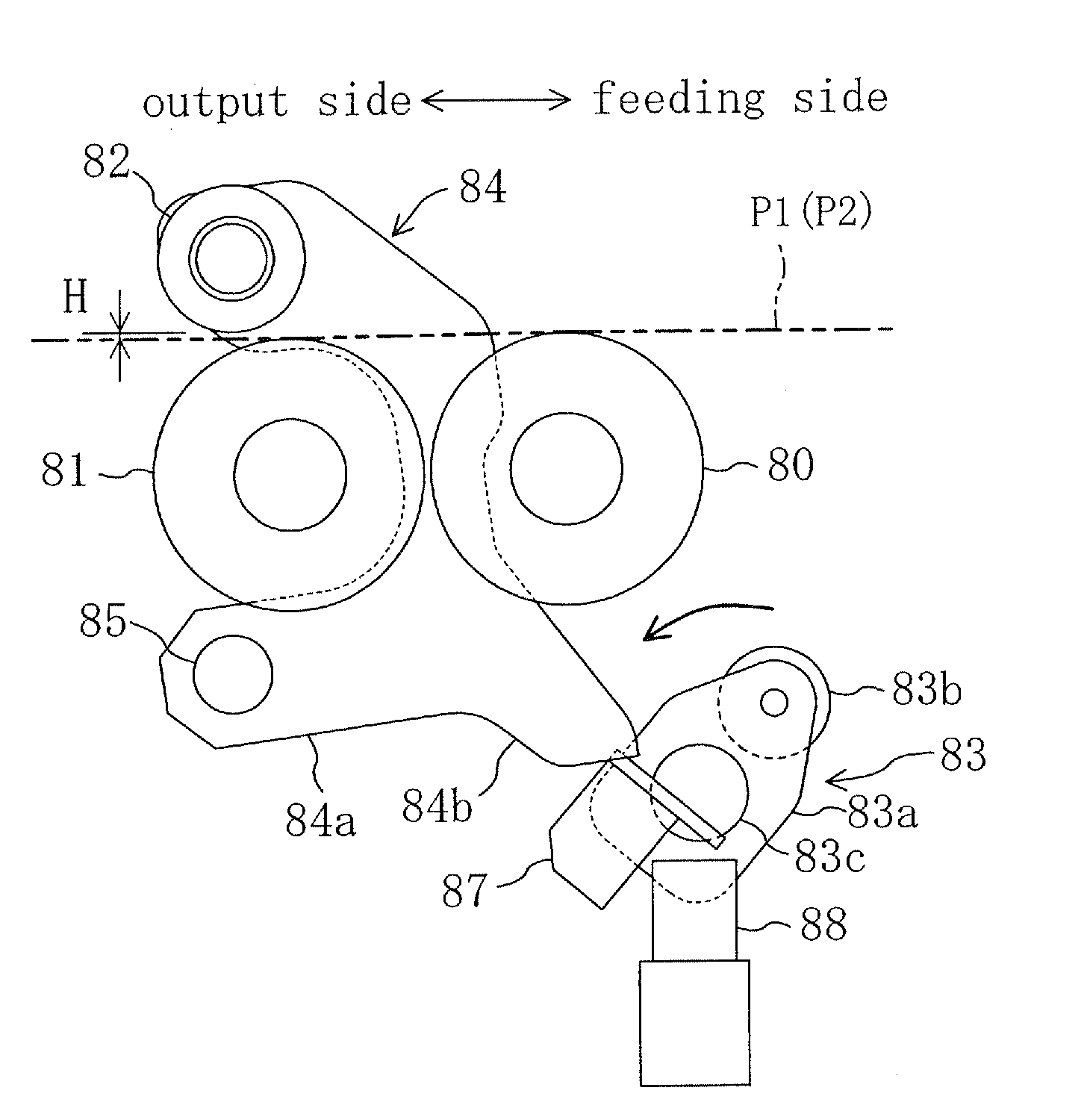 Decurling mechanism