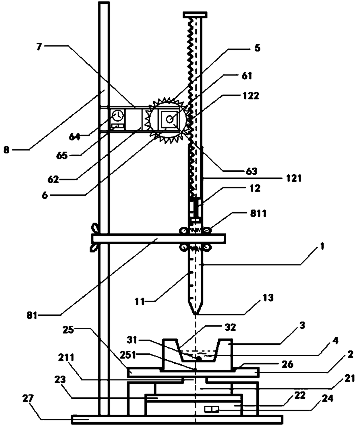 Human oocyte and embryo vitrification freezing and thawing device and application method thereof