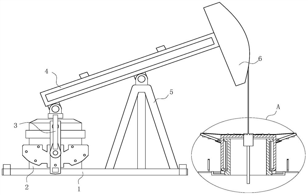 Counter weight balance type petroleum pumping unit