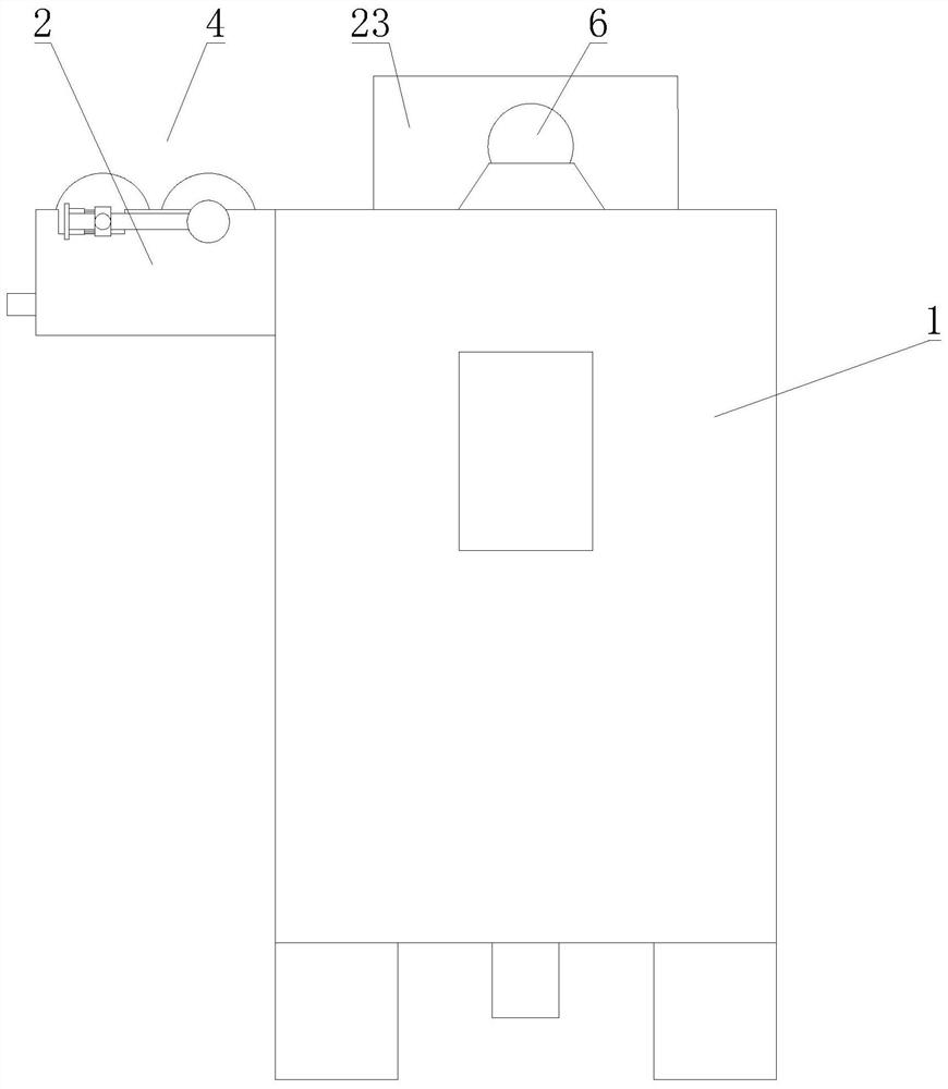 Rapid raw material mixing and filtering device for cosmetic production