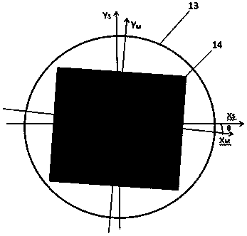 Method for measuring and compensating absolute positioning accuracy of precise positioning platform