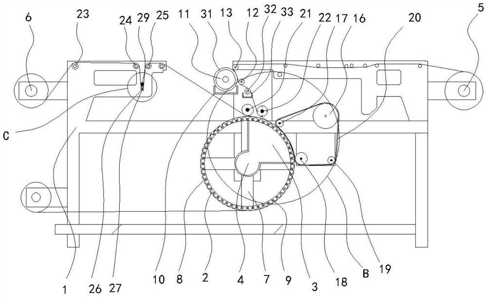 Novel degradable high-strength air bubble film processing technology and processing equipment thereof