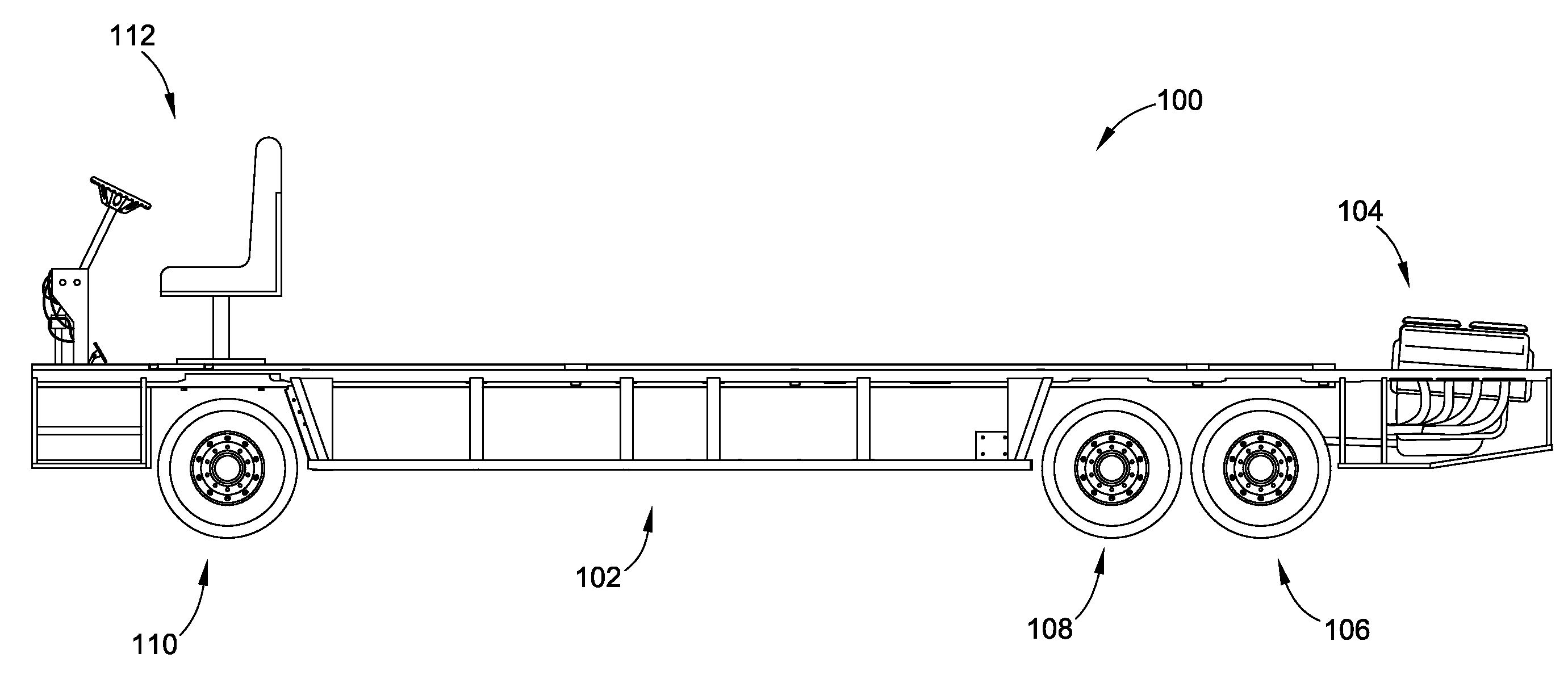 Vehicle chassis with Anti-camber