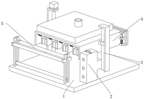 A high-efficiency guide type cotton cleaning device for textile production