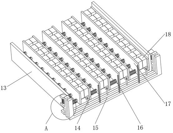 A high-efficiency guide type cotton cleaning device for textile production