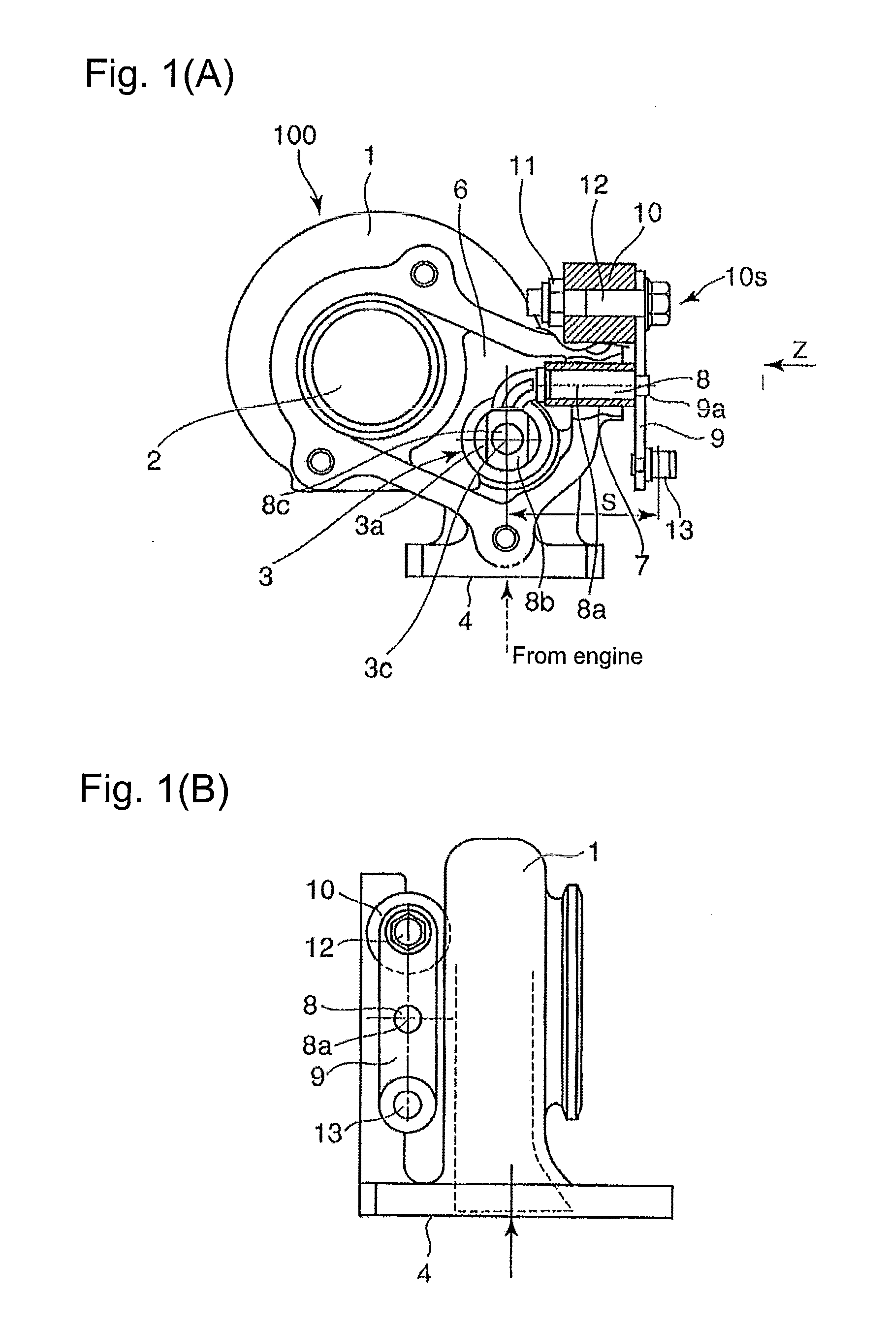 Exhaust turbine equipped with exhaust control valve