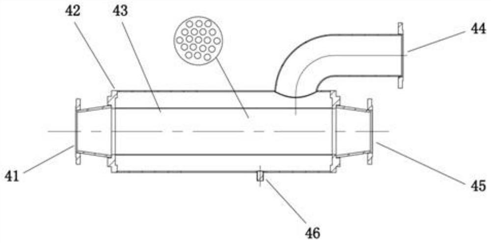 Full-area rubber ball cleaning system for condenser