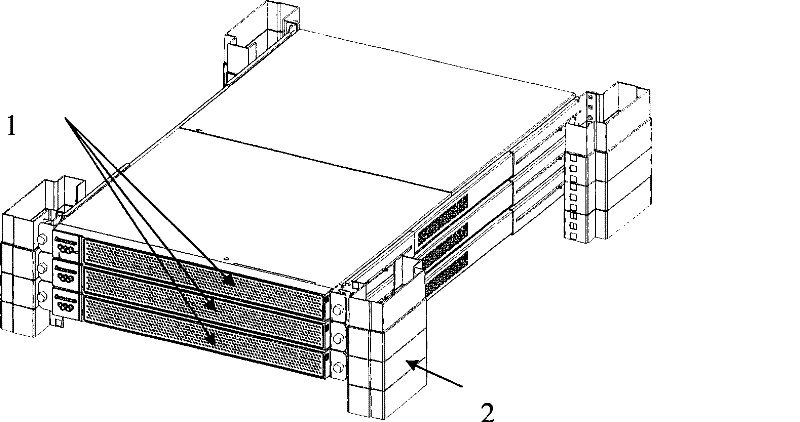 Plug-in machine frame and plug-in device